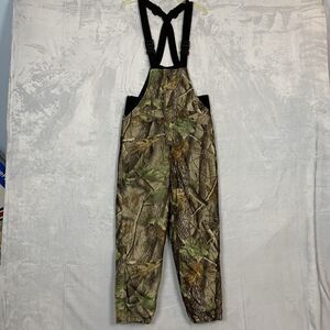 Woolrich Outdoor Guide Collection Camo  Overalls Youth Large (14-16) Insulated